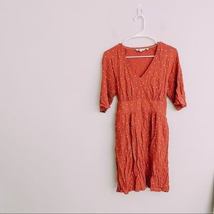 Boden Dominique Belted Polka Dot Dress